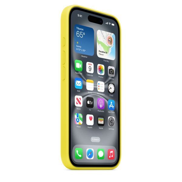 Чохол-накладка Apple iPhone 16 Plus Silicone Case with MagSafe - Star Fruit (MYYG3) 322322 фото