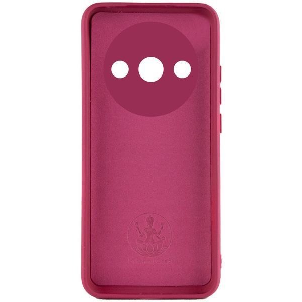 Чохол TPU GETMAN Liquid Silk Full Camera для Xiaomi Redmi A3 Бордовий / Marsala 354374 фото