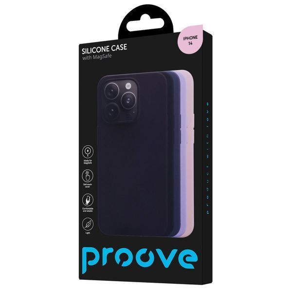Чохол Proove Silicone Case with Magnetic Ring iPhone 14 elderberry (PCSMIP140019) 338467 фото