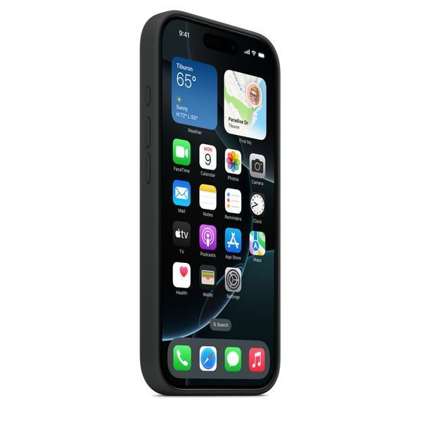 Чохол-накладка Apple iPhone 16 Pro Silicone Case with MagSafe - Black (MYYJ3) 321814 фото