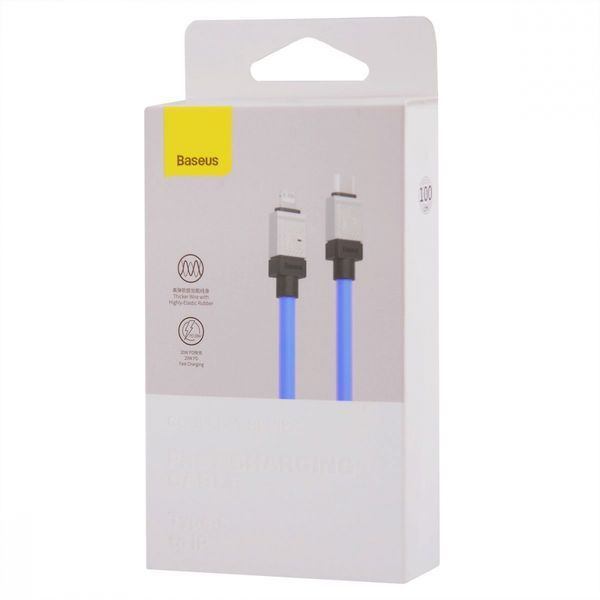 Кабель Baseus CoolPlay Series Fast Charging Type-C to Lightning 20W (1m) CAKW000002 white 331732 фото