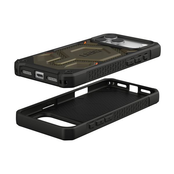 Чохол-накладка iPhone 17 Pro Max UAG Monarch Pro MagSafe (11451411397B) Kevlar Element Green 393858 фото