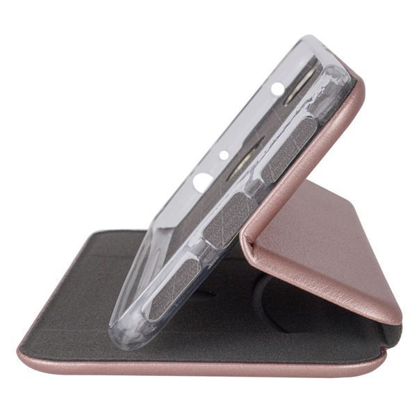 Шкіряний чохол (книжка) Classy для Xiaomi Redmi Note 8 / Note 8 2021 Rose Gold 285367 фото