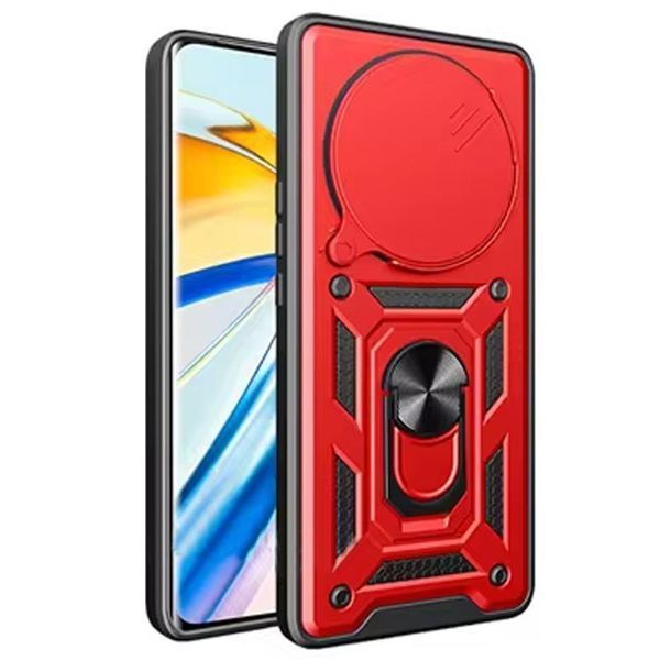 Чохол Ummi Camshield Serge Ring для Xiaomi Redmi A3 / A3x Червоний 396361 фото