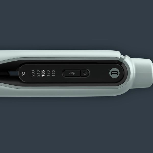 Випрямляч Rowenta Thermoglide, темп.режимів-5, 150-230С, іонізація, титан, світло-зелений (SF5120E0) 373251 фото