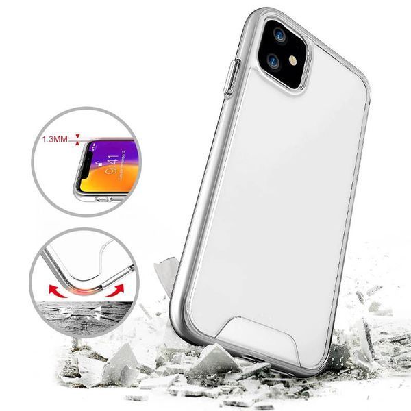 Чохол TPU Space Case transparent для Apple iPhone 11 (6.1") Прозорий 238360 фото