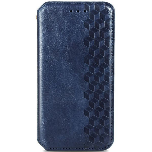 Шкіряний чохол книжка GETMAN Cubic (PU) для Xiaomi Redmi Note 11 (Global) / Note 11S Синій 255888 фото