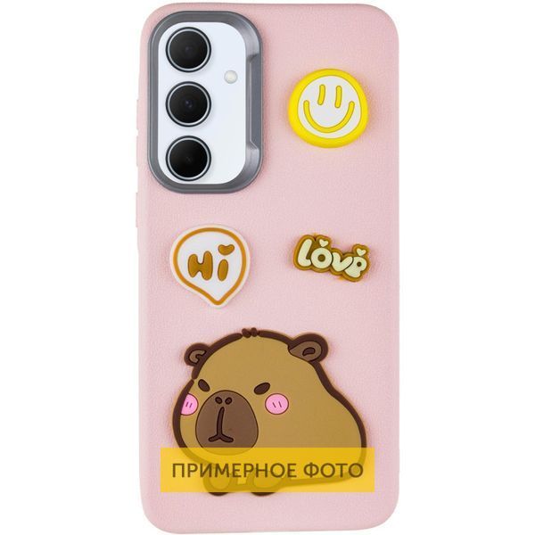 Чохол TPU Leather Toys для Xiaomi Redmi 14C / Redmi A4 / Poco C75 Capybara / Pink 346465 фото