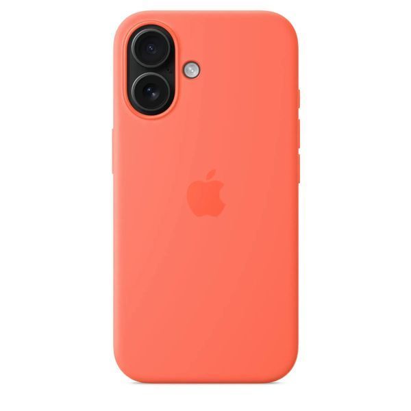 Чохол-накладка Apple iPhone 16 Silicone Case with MagSafe - Tangerine (MDGN4) 378175 фото