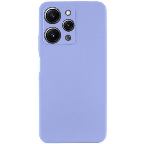 Чохол Silicone Cover Lakshmi Full Camera (AAA) для Xiaomi Redmi 12 Бузковий / Dasheen 277040 фото