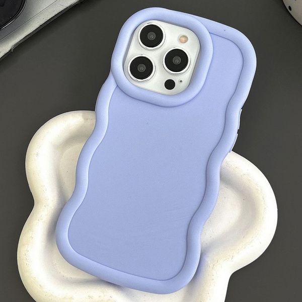 Чохол TPU Ripple для Apple iPhone 13 Pro Max (6.7") Lilac Blue 376630 фото