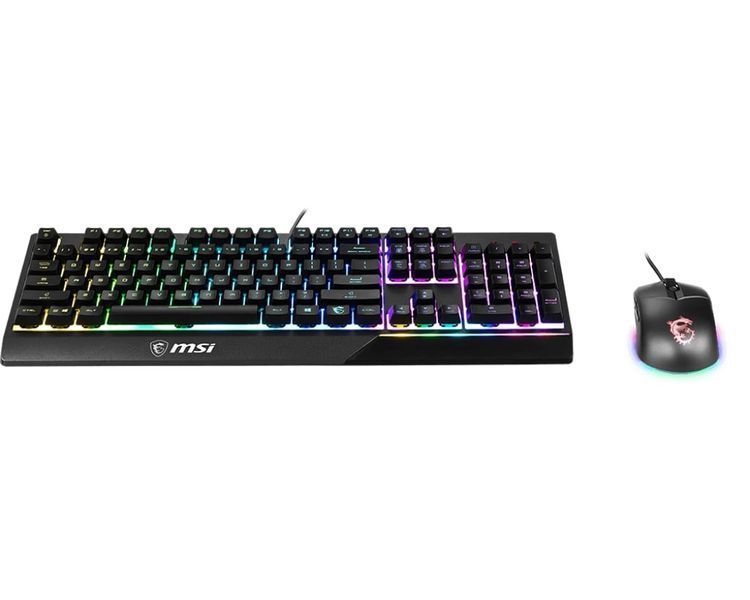 Комплект клавіатура та миша MSI Vigor GK30 COMBO UA USB, EN/UKR/RU, RGB (S11-04UA212-CLA) 371688 фото