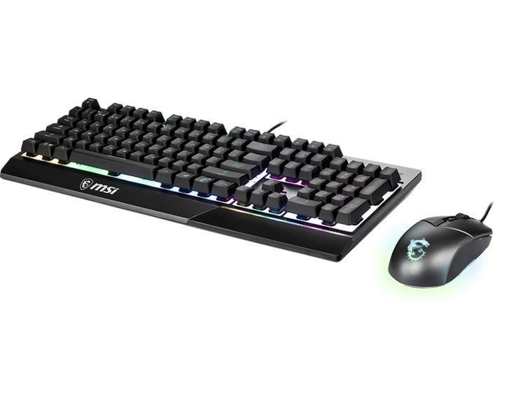 Комплект клавіатура та миша MSI Vigor GK30 COMBO UA USB, EN/UKR/RU, RGB (S11-04UA212-CLA) 371688 фото