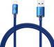 Кабель Baseus Crystal Shine Series Fast Charging Data USB кабель USB To IP 2.4 A 2M (CAJY000103) Blue 253536 фото 1