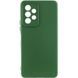 Чохол TPU GETMAN Liquid Silk Full Camera для Samsung Galaxy A13 4G Зелений / Dark green 383641 фото 1