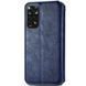 Шкіряний чохол книжка GETMAN Cubic (PU) для Xiaomi Redmi Note 11 (Global) / Note 11S Синій 255888 фото 3