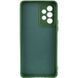 Чохол TPU GETMAN Liquid Silk Full Camera для Samsung Galaxy A13 4G Зелений / Dark green 383641 фото 2