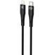 Кабель Proove Light Silicone Plus Type-C to Lightning 27W (1m) (CCLS27002101) black 395054 фото 1