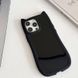 Чохол TPU GETMAN Cat with straps для Apple iPhone 16 Pro (6.3") Black 357615 фото 4