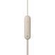 Навушники In-ear Sony WI-C100 BT 5.0, IPX4, SBC, AAC, Wireless, Mic, Бежевий (WIC100C.CE7) 372473 фото 3