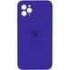 Чохол Silicone Case Square Full Camera Protective (AA) для Apple iPhone 11 Pro Max (6.5") Фіолетовий / Ultra Violet 202744 фото 1