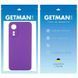Чохол TPU GETMAN Liquid Silk Full Camera для Oppo A78 4G Фіолетовий / Purple 356527 фото 2