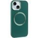 TPU чохол Bonbon Metal Style with MagSafe для Apple iPhone 14 (6.1") Зелений / Pine green 270694 фото 3