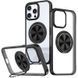 TPU+PC чохол Metal Ring with MagSafe для Apple iPhone 13 Pro (6.1") Чорний 322665 фото 1