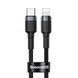 Кабель Baseus Cafule Type-C to Lightning PD 18W (CATLKLF-G1) Black 1m 190743 фото 2