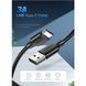 Кабель UGREEN US287 USB 2.0 To USB Type-C Cable Nickel Plating 3A 1m (60116) Black 283255 фото 5