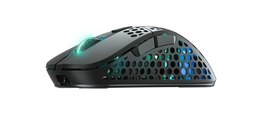 Миша Xtrfy M4, WL/USB-A, RGB, чорний (M4W-RGB-BLACK) 373184 фото