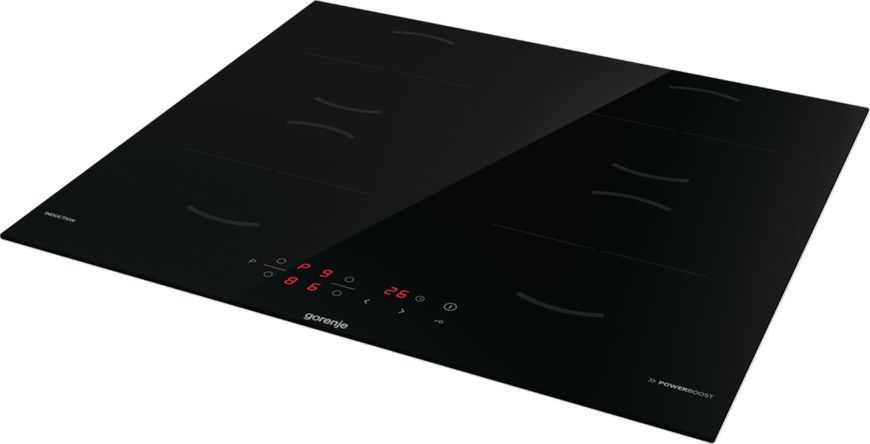 Варильна поверхня Gorenje індукційна, 60см, PowerBoost, TouchControl, чорний (GI6401BSCE) 369646 фото