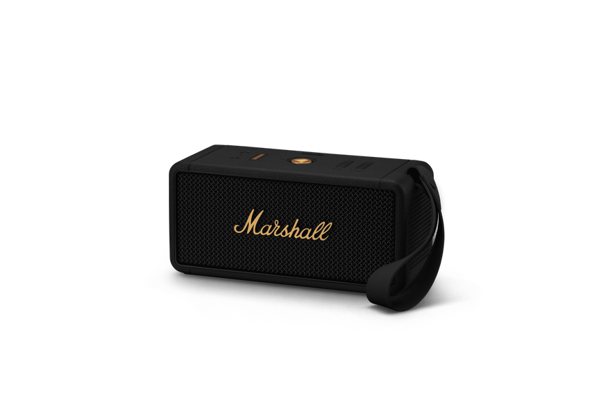 Портативна акустика Marshall Middleton Black and Brass (1006034) 266866 фото