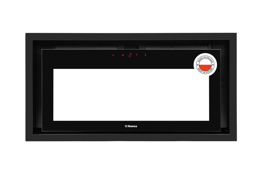 Витяжка Hansa вбудована, 60см, 425м3ч, чорний (OMC6561BGH) 374969 фото