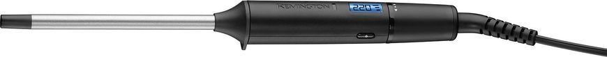 Плойка Remington Pro Tight Curl Wand, 25Вт, темп.режимів-10, D-10mm, 130-220С, дисплей, кераміка, турмалін , сіро-чорний (CI6X10) 366632 фото