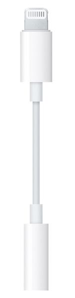 USB кабель адаптер Apple Lightning To 3.5mm Headphones MMX62ZM/A (for IPhone 7) White 75742 фото