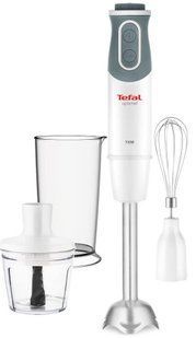 Блендер Tefal заглибний Optichef 800Вт, 3в1, чаша-800мл, чопер-500мл, турборежим, білий (HB643138) 363208 фото