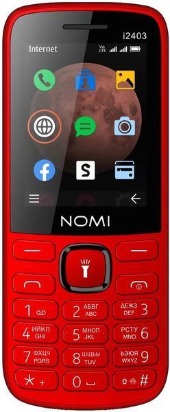 Телефон Nomi i2403 Red 284755 фото