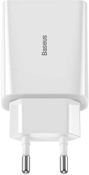Зарядний Пристрій Baseus 20W QC 1С CCFS-SN02 White 217011 фото