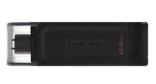 Накопичувач Kingston 64GB USB 3.2 Type-C Gen 1 DT70 (DT70/64GB) 373656 фото