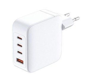 Зарядний пристрій мережевий D-Link DCP-101 100Вт GaN 3хUSB-С, 1xUSB-A, білий 395540 фото