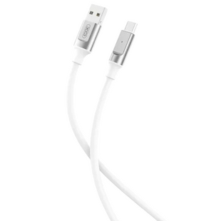 кабель XO NB251 Liquid Silicone Rubber USB-A to Micro - 6A - 1m (Білий) 388717 фото