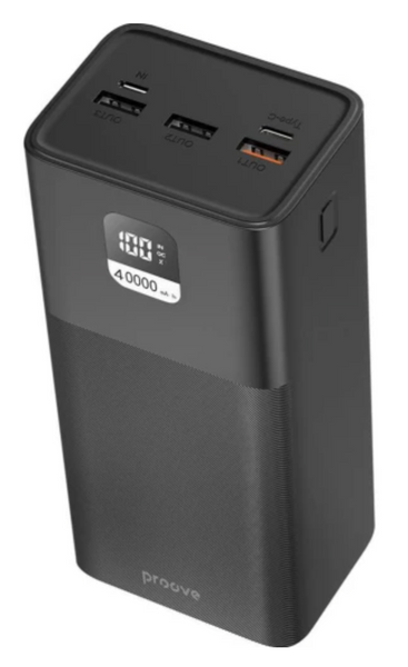 Портативна батарея Proove 40000mAh 100W Giant (PBGI99320001) Black 315400 фото
