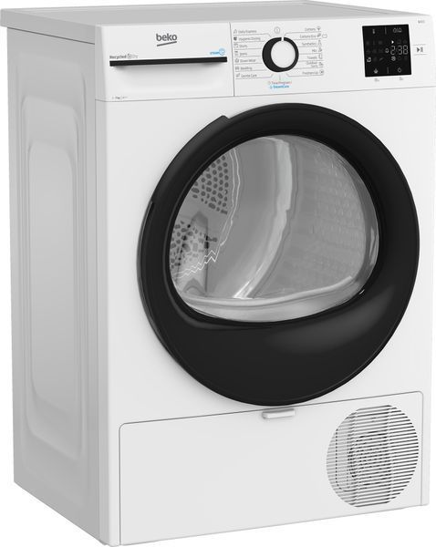 Сушильна машина Beko тепловий насос, 7кг, A++, 54.5см, дисплей, ф-ція ПАР, білий (BM3T37239WB) 373961 фото