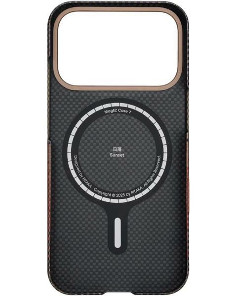 Чохол-накладка iPhone 17 Pro Pitaka Aramid ProGuard Case Sunset (KI1702MGP) 396958 фото