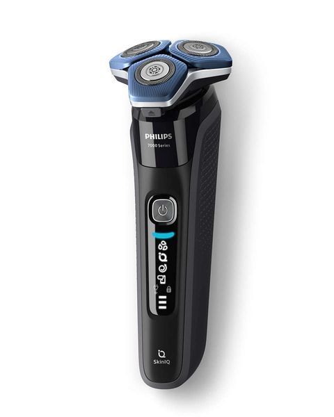 Бритва електр. Philips роторна Series 7000, бритв.головок-3, Li-Ion, сух.+волог., тример, чорний (S7886/58) 372556 фото