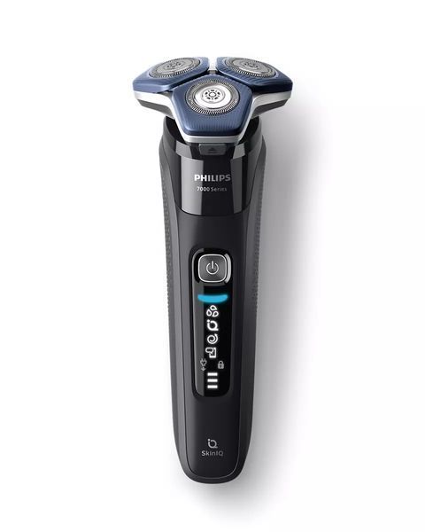 Бритва електр. Philips роторна Series 7000, бритв.головок-3, Li-Ion, сух.+волог., тример, чорний (S7886/58) 372556 фото