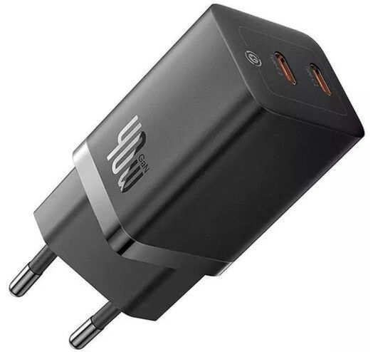 Зарядний Пристрій Baseus GaN5 Pro 40W C+C 40W (CCGP180101) Black 280909 фото