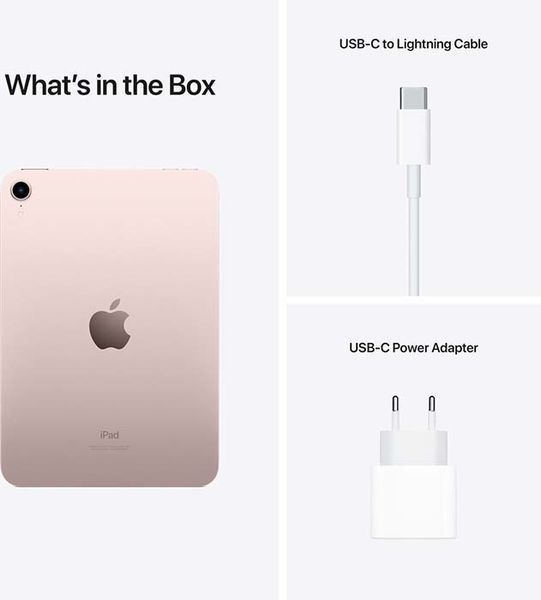 Планшет Apple iPad mini 6 2021 Wi-Fi 64GB Pink (MLWL3) 215490 фото