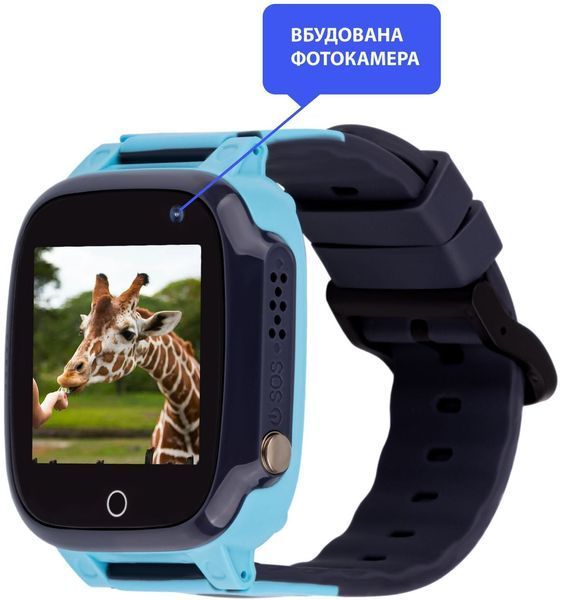 Смарт-часы для детей AmiGo GO008 MILKY GPS WIFI Blue 318563 фото